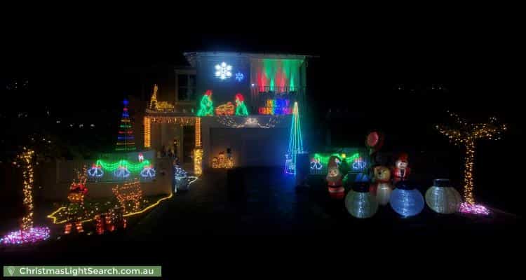 Christmas Light display at 74 Astley Road, Catherine Field