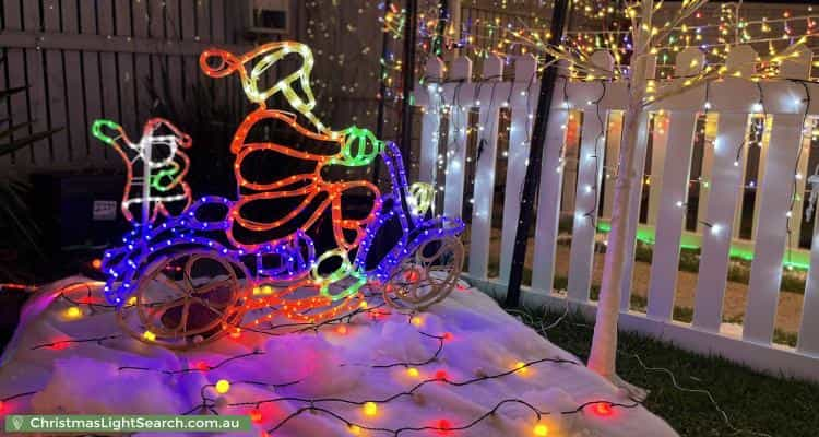 Christmas Light display at 11 Grevillea Road, Kings Park