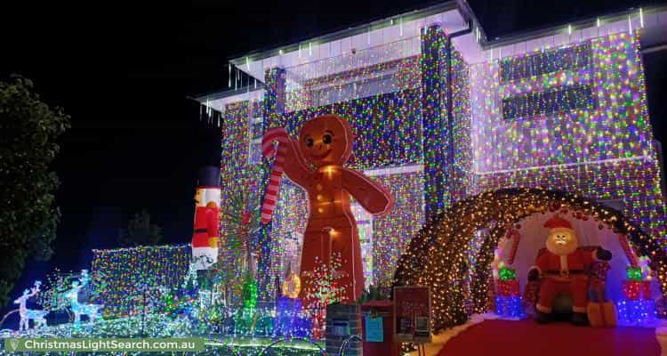 Christmas Light display at 30 Rochester Street, Gregory Hills