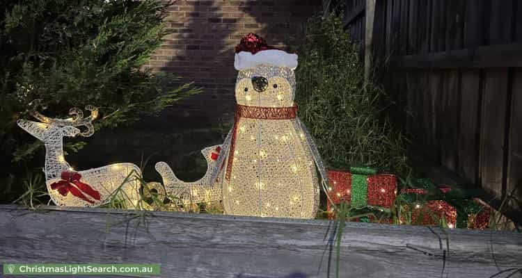 Christmas Light display at 16 Moncoe Street, Boronia