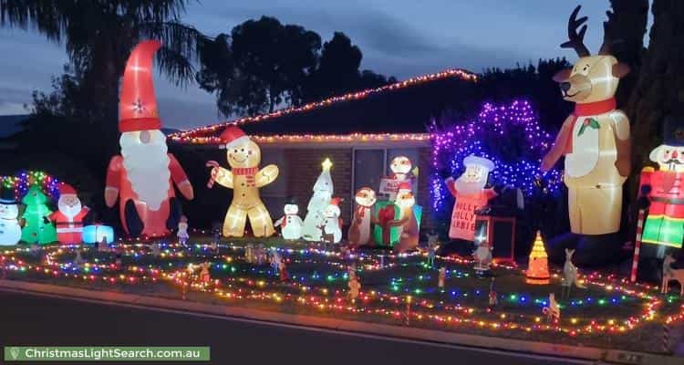 Christmas Light display at 31 Lukin Avenue, Paralowie