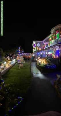 Christmas Light display at 28 Hixson Street, Bankstown