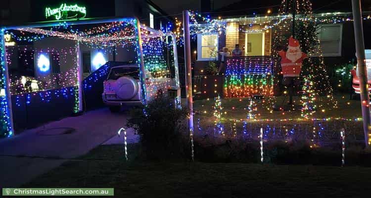 Christmas Light display at 28 Kingsway, Kingsgrove
