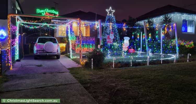 Christmas Light display at 28 Kingsway, Kingsgrove