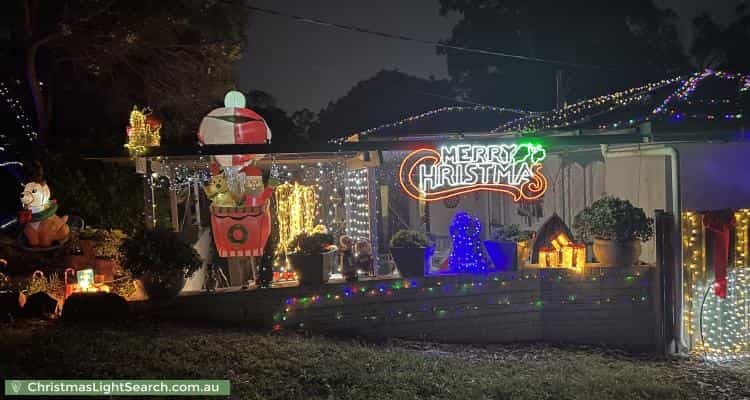 Christmas Light display at 9 Trevor Terrace, Blackwood