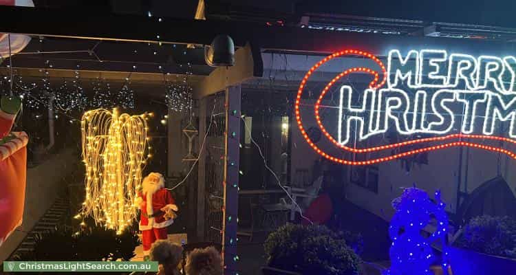 Christmas Light display at 9 Trevor Terrace, Blackwood
