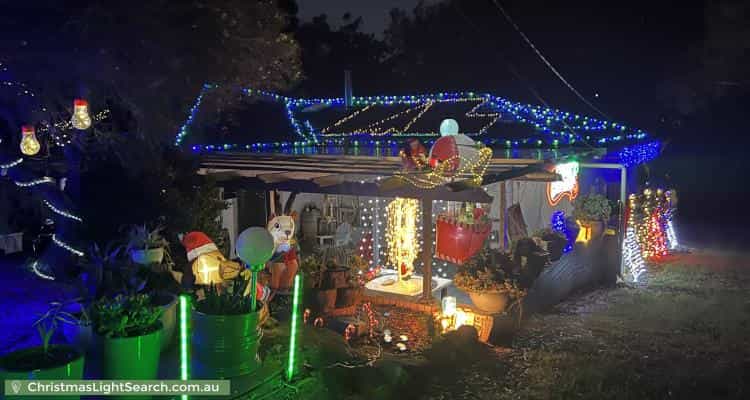 Christmas Light display at 9 Trevor Terrace, Blackwood