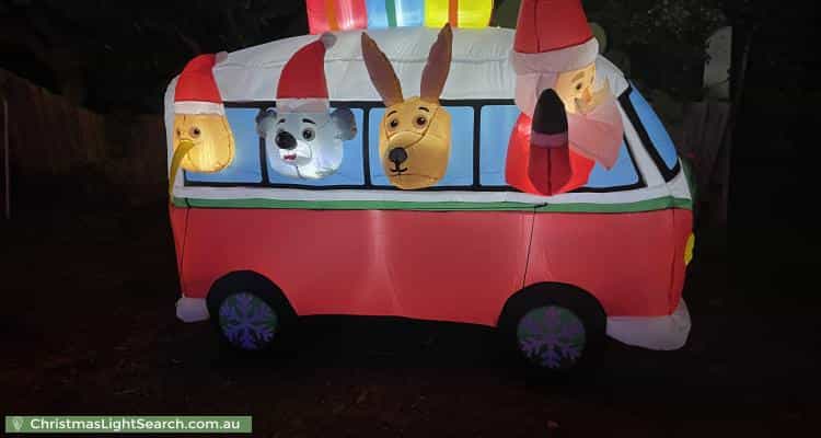 Christmas Light display at 5 Vincent Street, Tootgarook