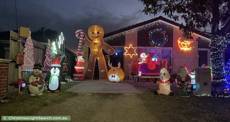Christmas Light display at 5 Vincent Street, Tootgarook