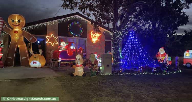 Christmas Light display at 5 Vincent Street, Tootgarook