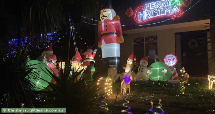Christmas Light display at 7 View Park Circuit, Narre Warren South