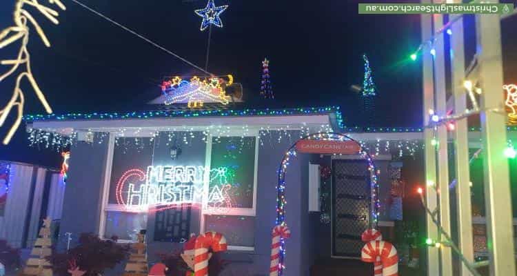 Christmas Light display at 20 Torrens Street, Werribee