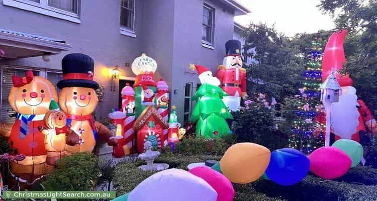 Christmas Light display at  Foveaux Street, Ainslie