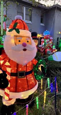 Christmas Light display at  Foveaux Street, Ainslie
