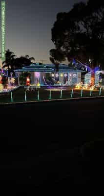 Christmas Light display at 13 Sitella Court, Carrum Downs
