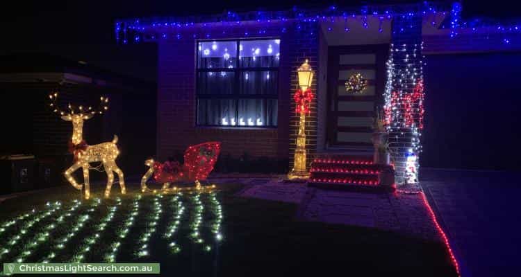 Christmas Light display at 53 Kettle Street, Leppington