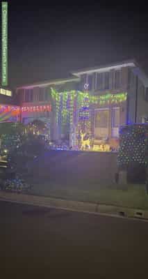Christmas Light display at 4 Boydhart Street, Riverstone