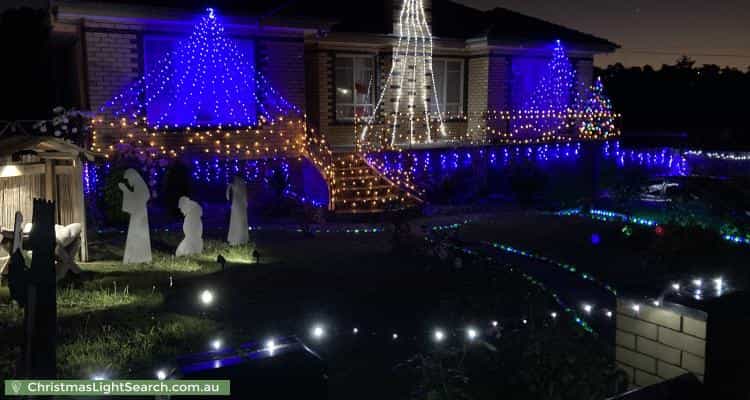 Christmas Light display at 65 Mount View Parade, Croydon