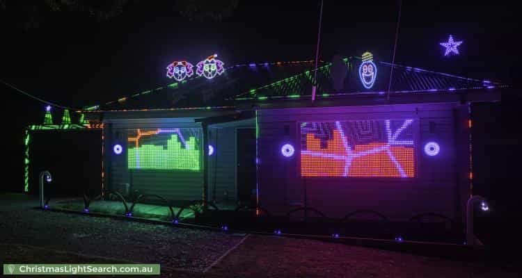 Christmas Light display at 51 Timms Avenue, Kilsyth