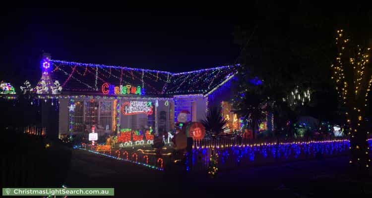 Christmas Light display at  Heather Grove, Ringwood
