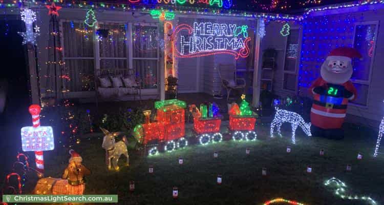 Christmas Light display at  Heather Grove, Ringwood