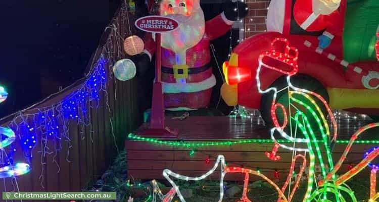 Christmas Light display at 167 Painted Hills Road, Doreen
