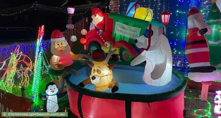 Christmas Light display at 167 Painted Hills Road, Doreen