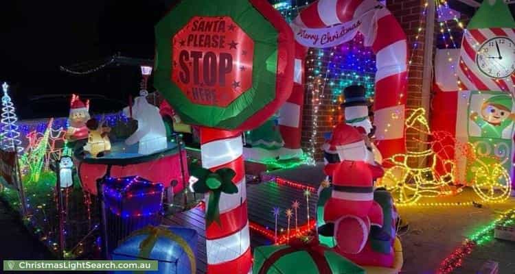 Christmas Light display at 167 Painted Hills Road, Doreen