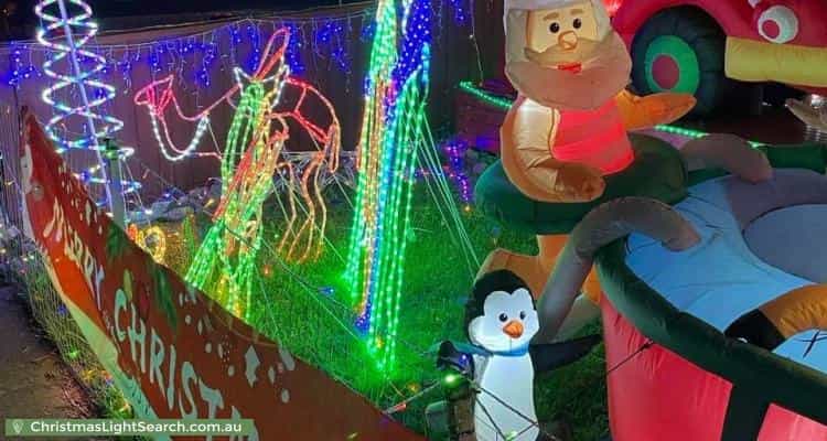 Christmas Light display at 167 Painted Hills Road, Doreen