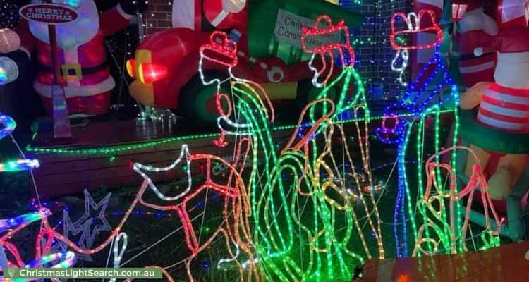 Christmas Light display at 167 Painted Hills Road, Doreen