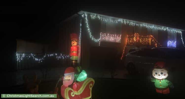 Christmas Light display at 16 Ullamulla Crescent, Karabar