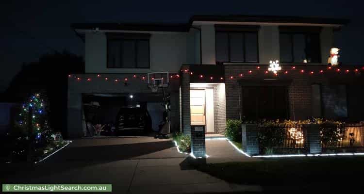 Christmas Light display at 20a Kalimna Avenue, Mulgrave