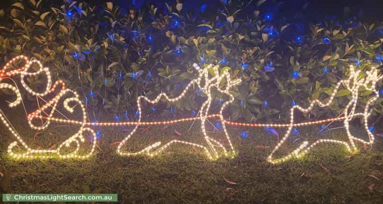 Christmas Light display at 20a Kalimna Avenue, Mulgrave