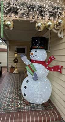 Christmas Light display at 46 Briggs Street, Caulfield