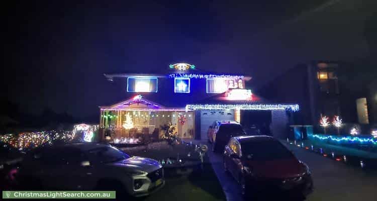 Christmas Light display at 4 Perseus Circuit, Kellyville