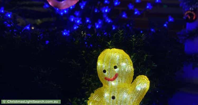 Christmas Light display at 40 Penang Avenue, Colonel Light Gardens