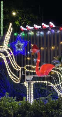 Christmas Light display at 40 Penang Avenue, Colonel Light Gardens