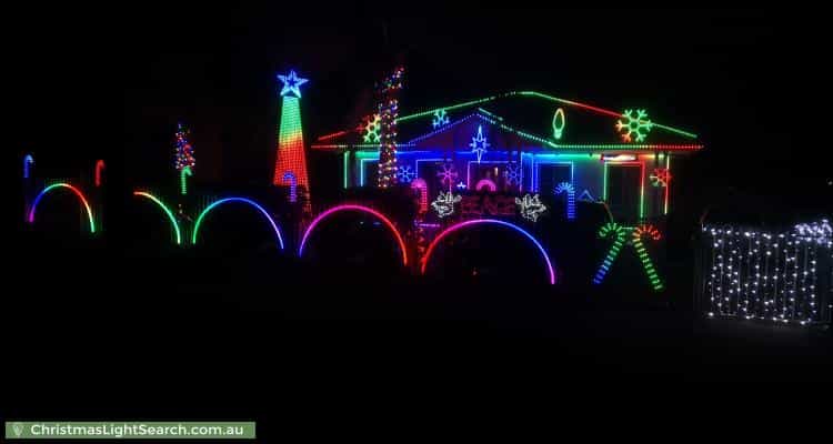 Christmas Light display at 10 Morton Road, Lalor Park