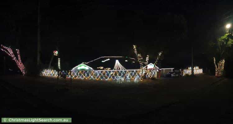 Christmas Light display at 57 Gulfview Road, Blackwood