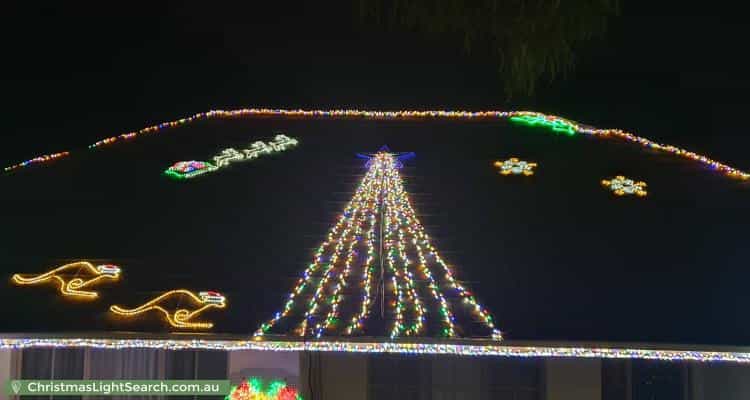 Christmas Light display at 57 Gulfview Road, Blackwood