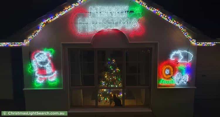 Christmas Light display at 57 Gulfview Road, Blackwood