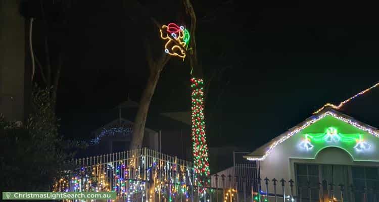 Christmas Light display at 57 Gulfview Road, Blackwood