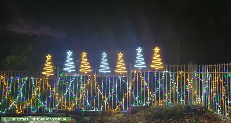 Christmas Light display at 57 Gulfview Road, Blackwood