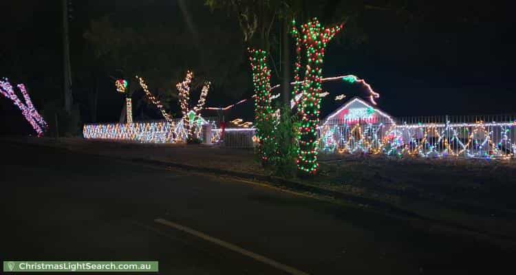 Christmas Light display at 57 Gulfview Road, Blackwood
