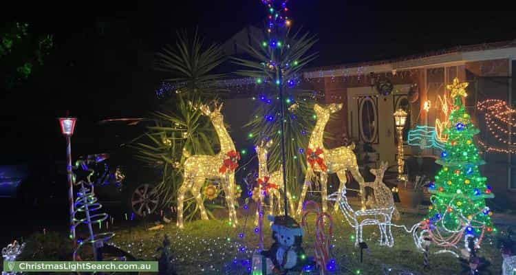 Christmas Light display at 47 Morrie Crescent, Blackburn North