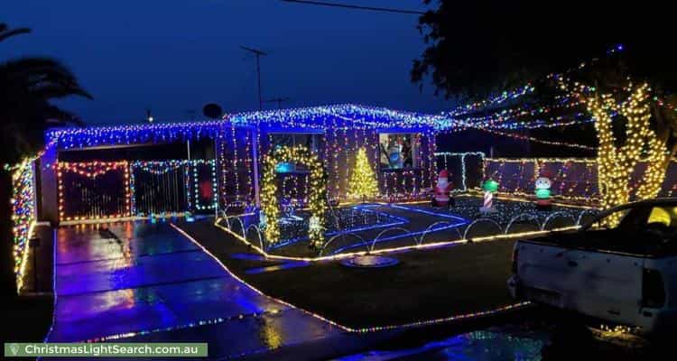 Christmas Light display at 13 Flower Court, Grovedale