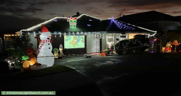 Christmas Light display at  Stack Street, Horsley