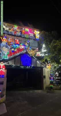 Christmas Light display at 37 Lilyfield Road, Rozelle