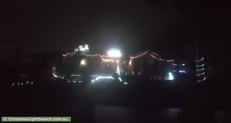 Christmas Light display at  Persimmon Grove, Golden Grove