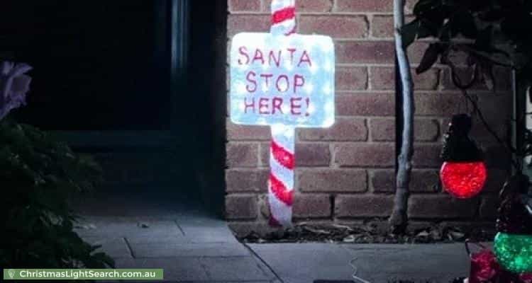 Christmas Light display at 8 Laura Court, Whittlesea